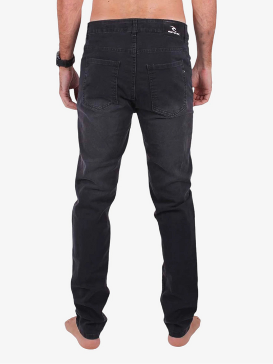 Jean Rip Curl Skinny Stone Negro - Indy