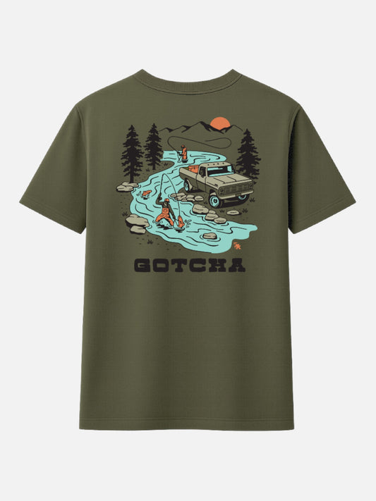 Remera Gotcha Lakeland Verde