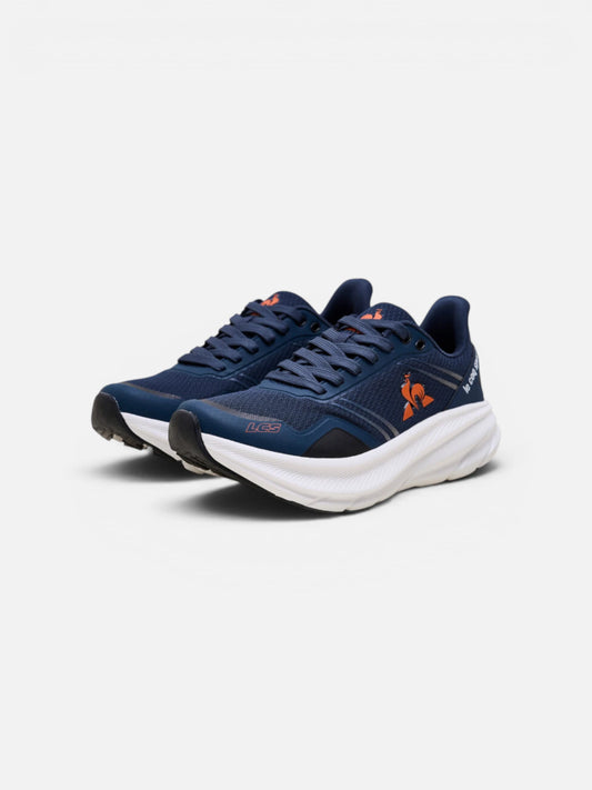 Zapatillas Le Coq Sportif Stirred Azul Marino Naranja Negro