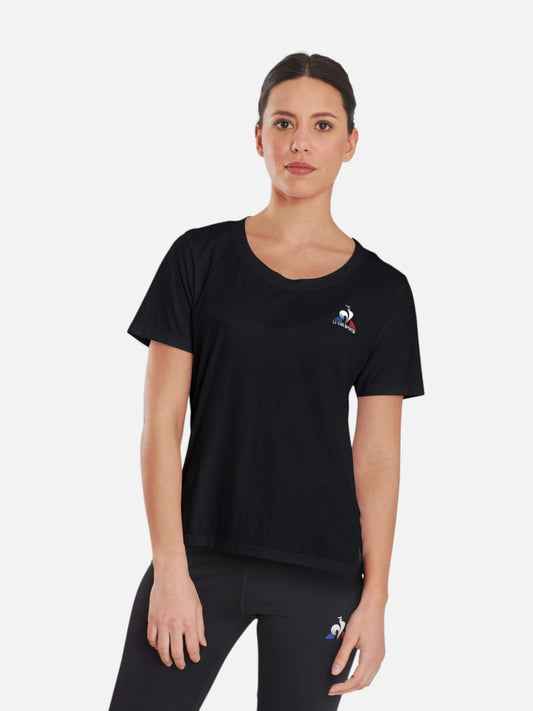 Remera Le Coq Sportif Trianing Women Tee Negro