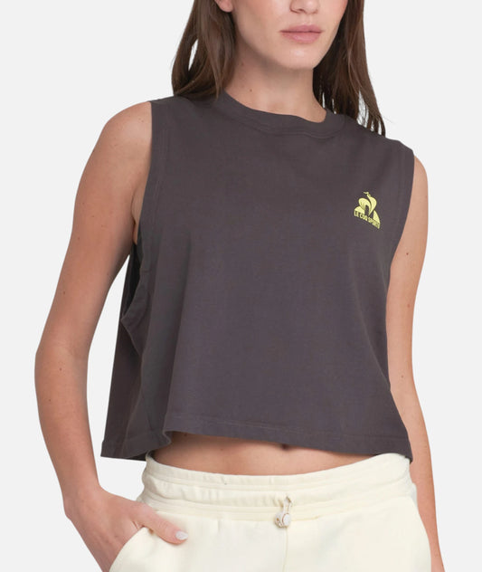 Musculosa Le Coq Sportif Bat Sleeveless Mujer Tank Gris