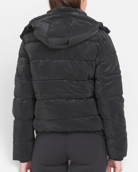 Campera Le Coq Sportif Puffer Jacket Mujer Negro
