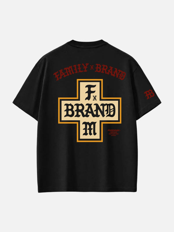 Remera Familyarg x Brand & Co Armor Negro