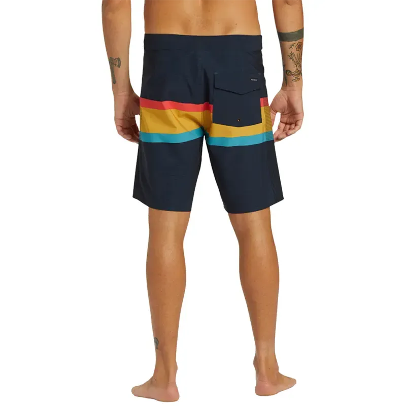 Malla Quiksilver Tb Highline Arch 19 Negro Amarillo - Indy