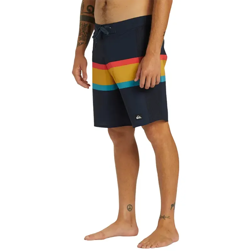 Malla Quiksilver Tb Highline Arch 19 Negro Amarillo - Indy