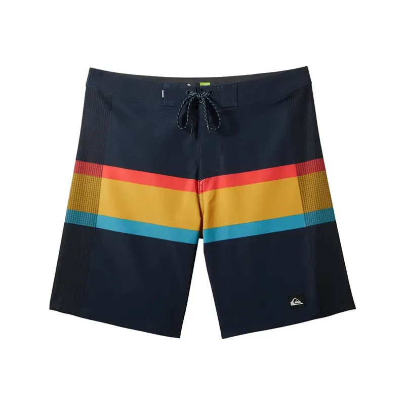 Malla Quiksilver Tb Highline Arch 19 Negro Amarillo - Indy