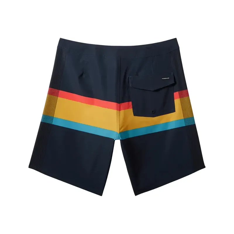 Malla Quiksilver Tb Highline Arch 19 Negro Amarillo - Indy