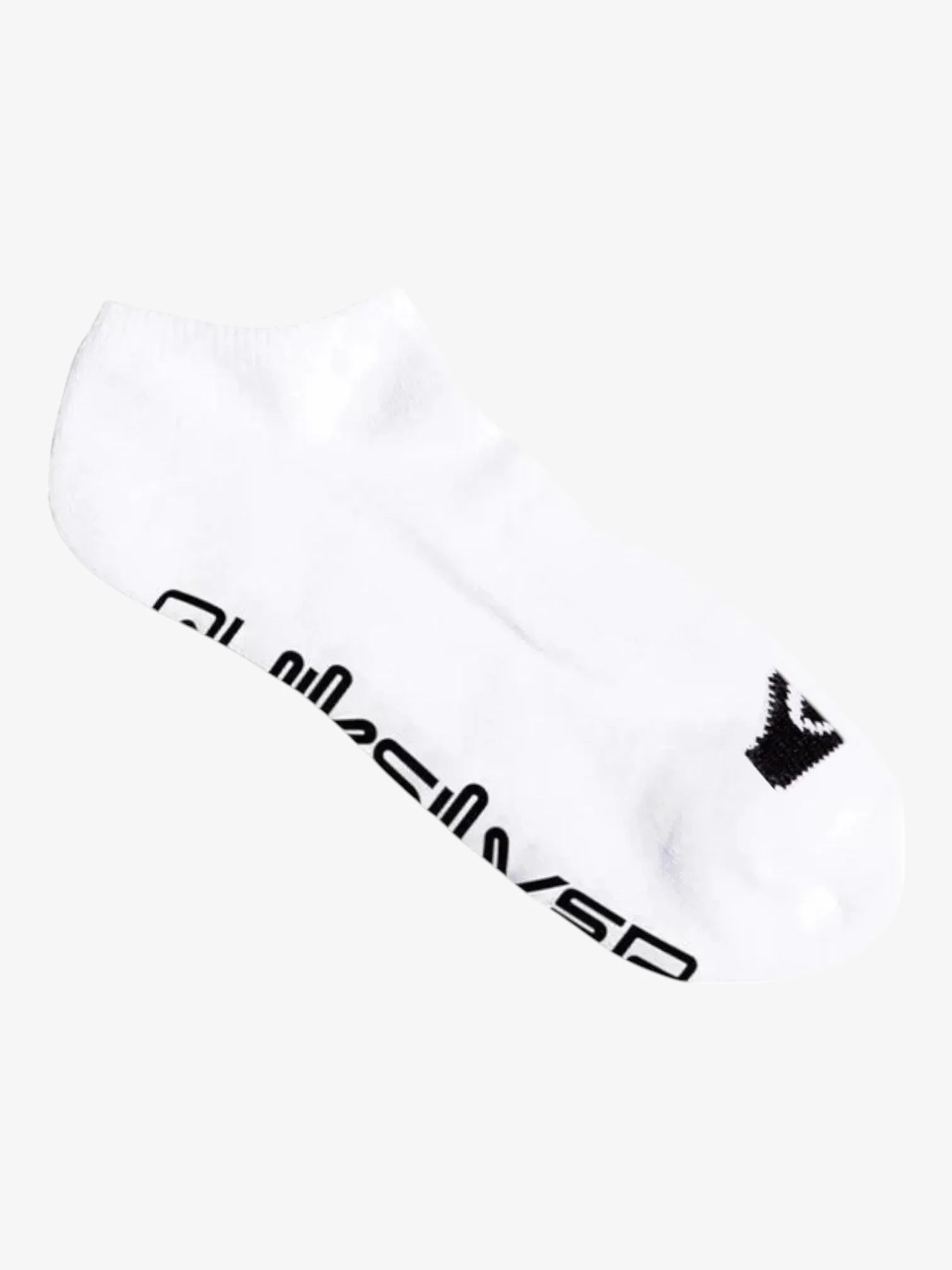 Medias Quiksilver No Show Pack ByW x2 Negro Blanco - Indy