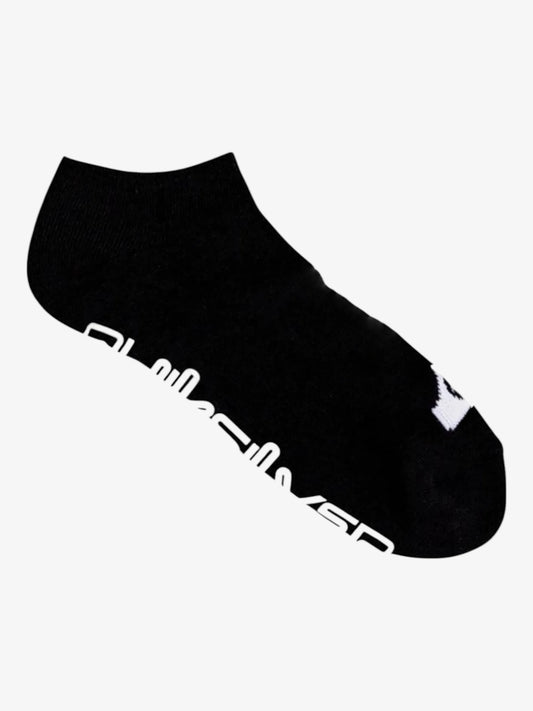 Medias Quiksilver No Show Pack ByW x2 Negro Blanco - Indy