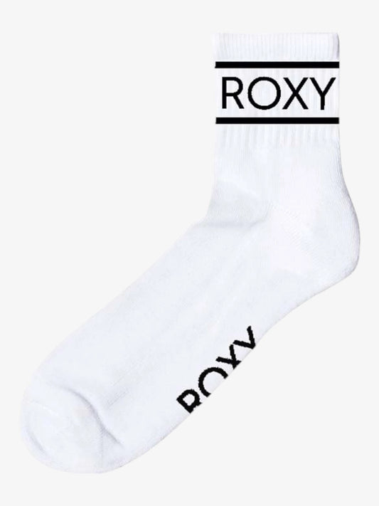 Medias Roxy 2Pk Shorty Crew Negro Blanco - Indy