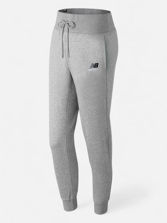 Pantalon New Balance Mujer Essentials Rustico Gris