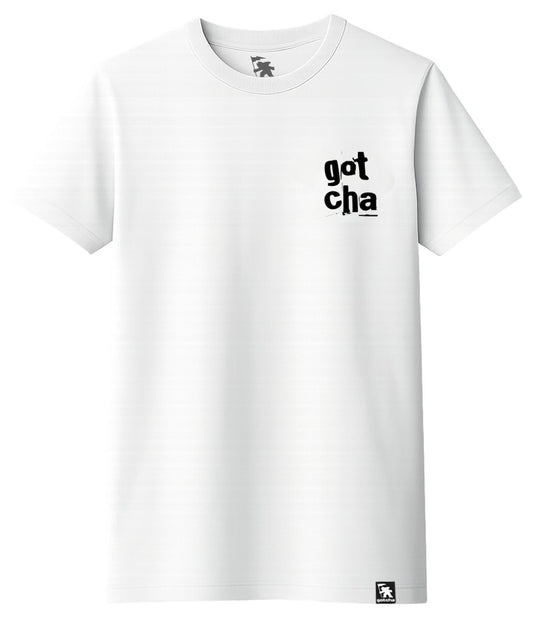 Remera Gotcha Palms On Fire Blanco