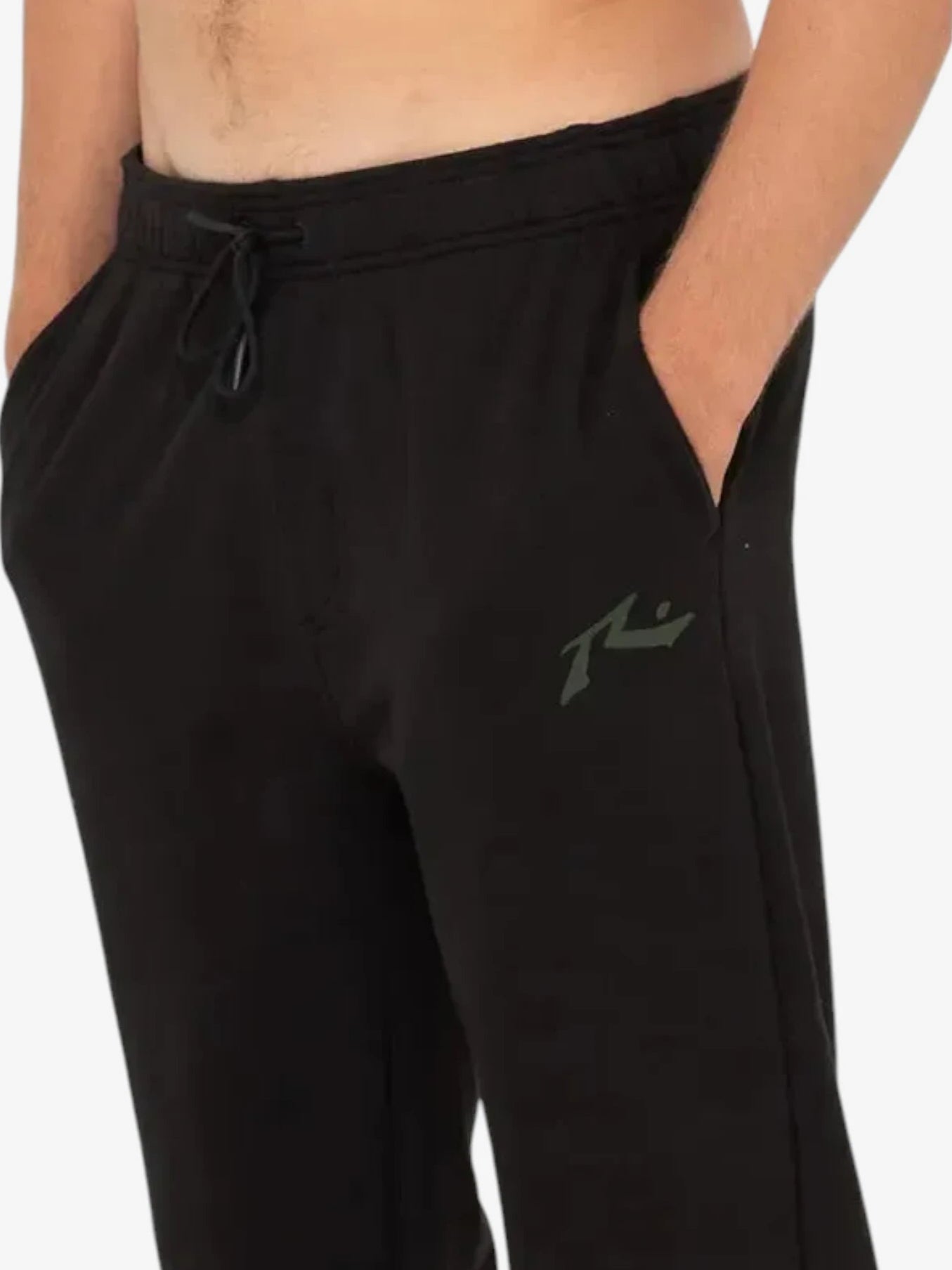 Pantalon Buzo Rusty One Hit Niño Negro Verde - Indy