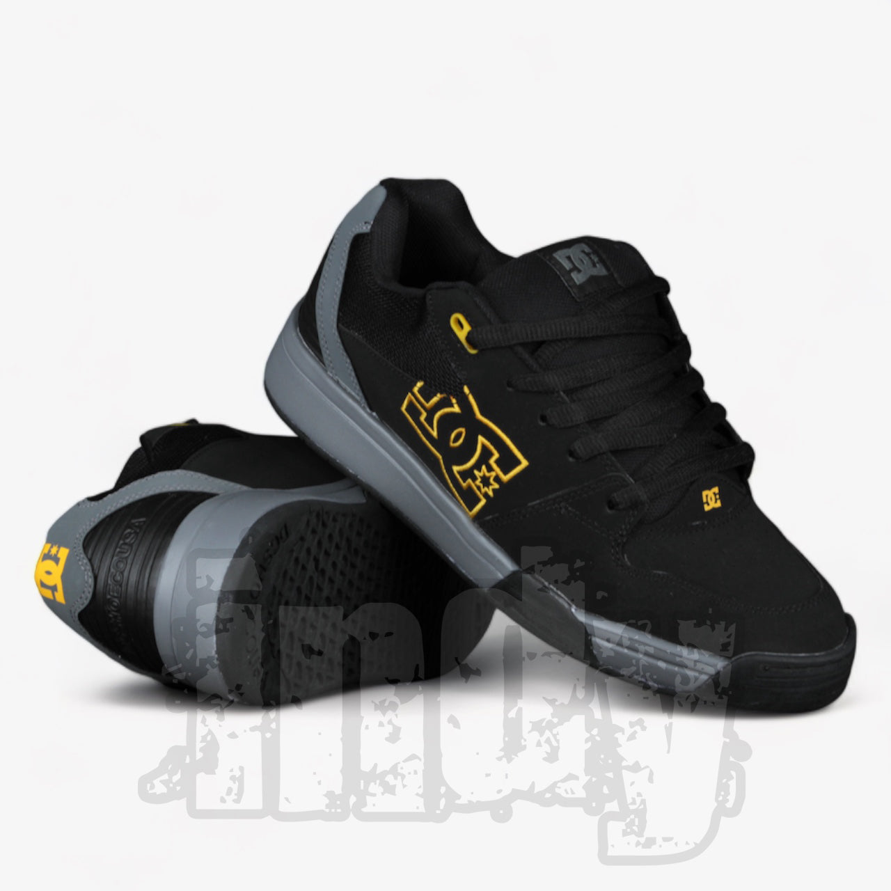 Zapatillas Dc Versatile Rs Negro Amarillo Gris - Indy