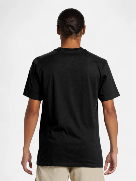 Remera Quiksilver Comp Logo Oversized Negro