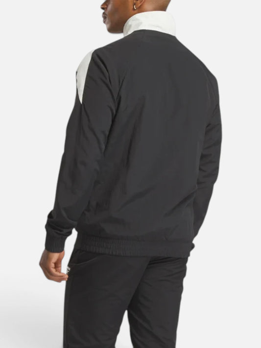Campera Reebok Classic Leather Fr Tracktop Negro/Blanco