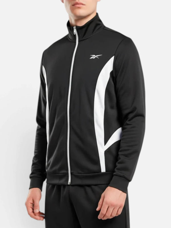 Campera Reebok Campera Cierre Capsula Futbol - Negro