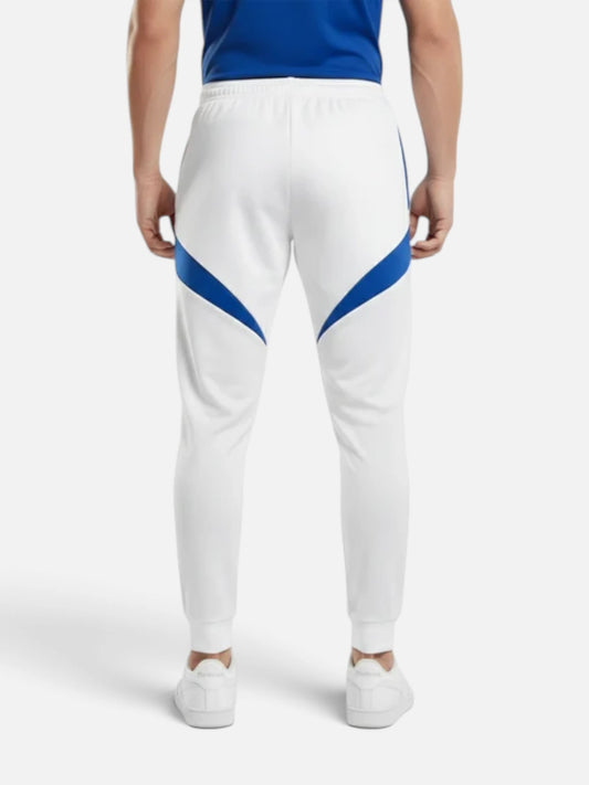 Pantalon Reebok Cierre Capsula Futbol Blanco/Azul