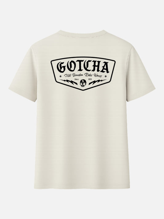 Remera Gotcha Ride Blanco