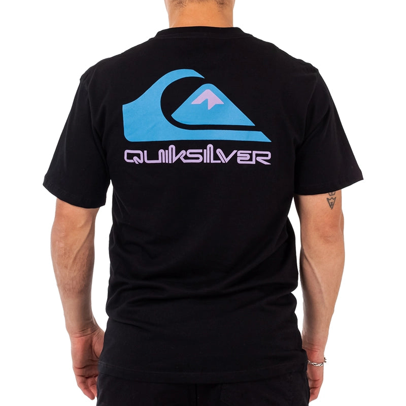 Remera Quiksilver Large Logo Negro - Indy