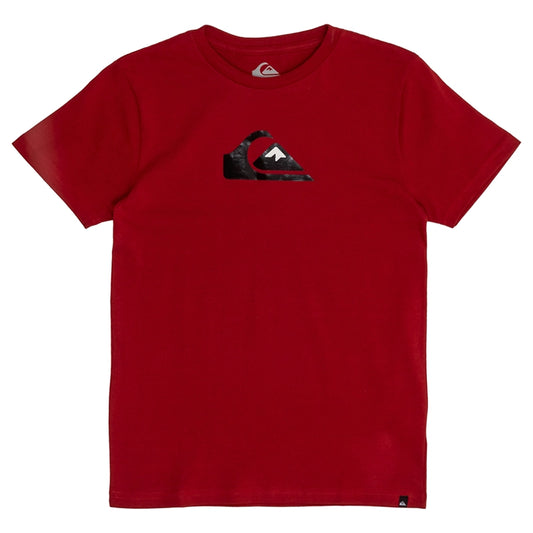 Remera Quiksilver Mountain Wave Niño Tomate - Indy