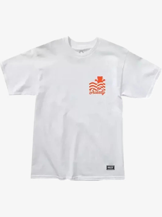 Remera Grizzly Wavy Blanco