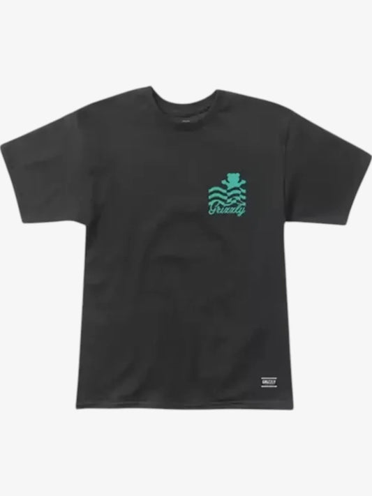 Remera Grizzly Wavy Negro