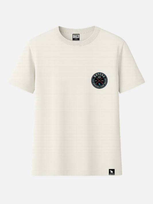 Remera Gotcha Stamp Blanco