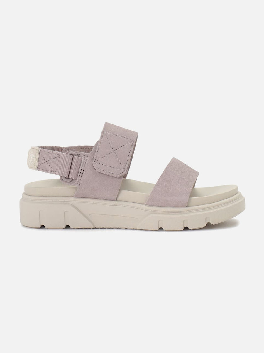 Sandalias Timberland Backstrap Lila Crudo — vista lateral