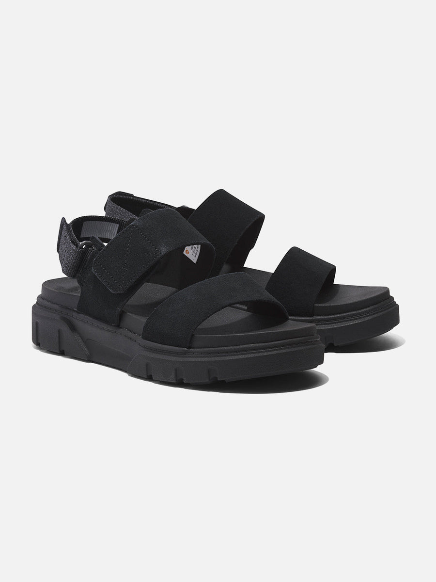 Sandalias Timberland Greyfield Negro — par en ángulo