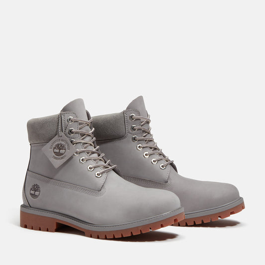 Botas Timberland Heritage 6 Inch Lace Waterproof Gris