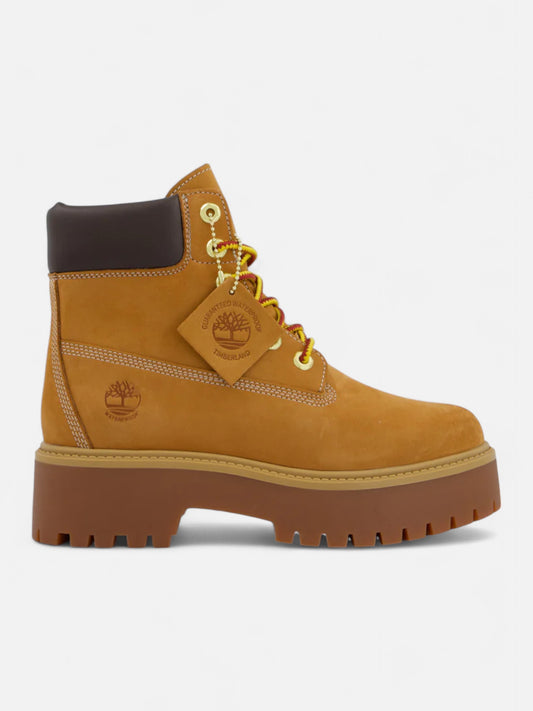 Botas Timberland Mujer Premium 6 Inch Stone Street Platforma Beige