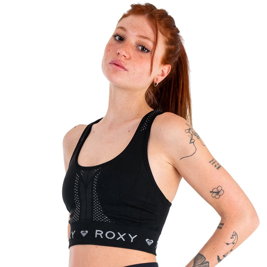 Top Roxy Chill Out Sport Seamless Negro - Indy