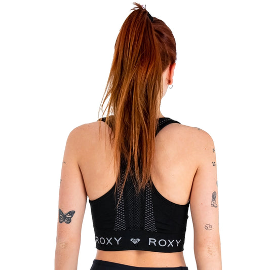 Top Roxy Chill Out Sport Seamless Negro - Indy
