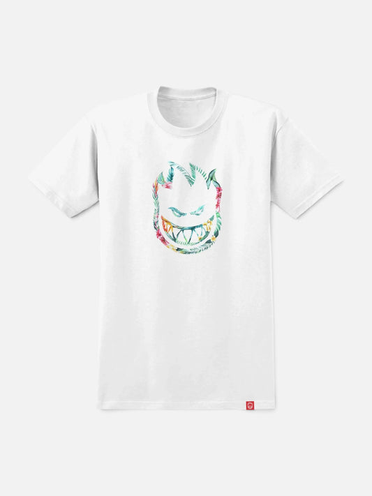Remera Spitfire Floral Bighead Blanco