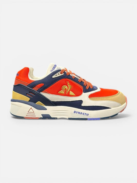 Zapatillas Le Coq Sportif R1100 Pop Rojo Dorado azul