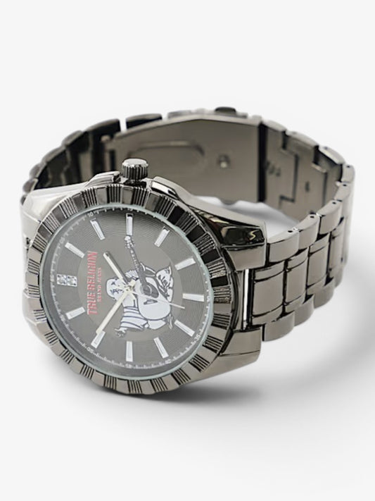Reloj True Religion Buddha Con Pulseras Negro Rojo