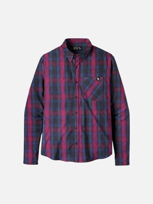 Camisa Gotcha Viyella Cuadros Liviana Azul