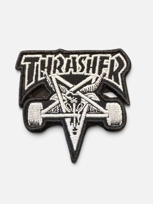 Parche Thrasher Skategoat Negro