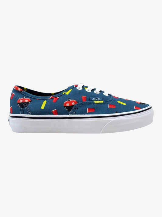 Zapatilla Vans Authentic Azul Print - Indy