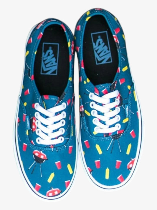 Zapatilla Vans Authentic Azul Print - Indy