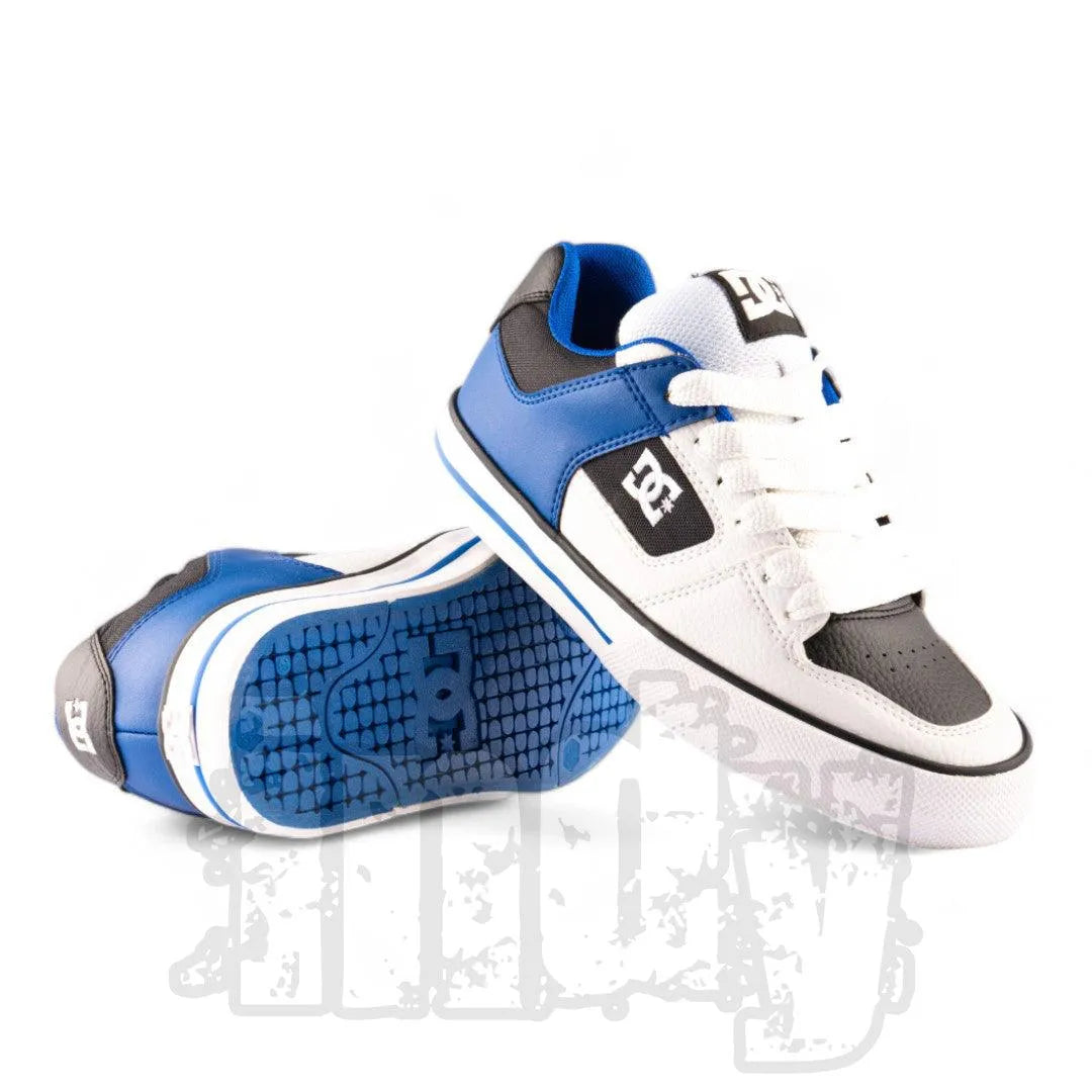 Zapatillas Dc Pure Blanco Azul | Tienda Oficial – Indy
