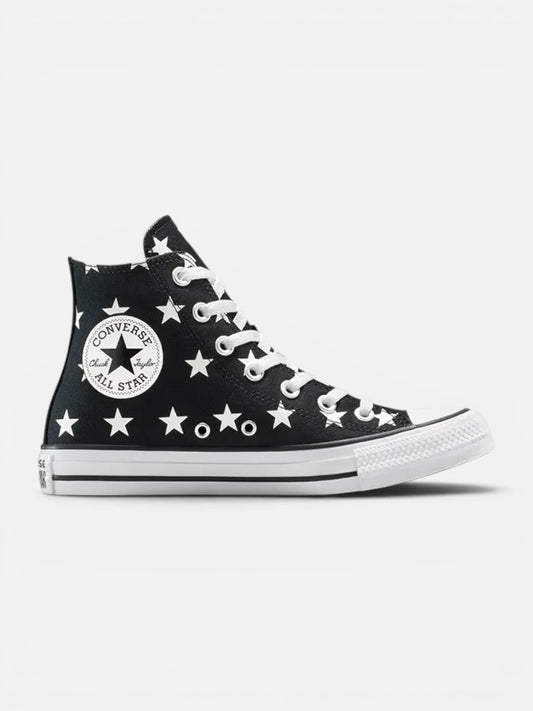 Zapatillas Converse Chuck Taylor All Star Hi Negro Estrellas