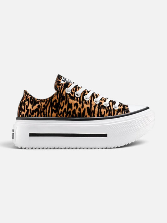 Zapatillas Converse Ctas Lift Double Stack Leopard