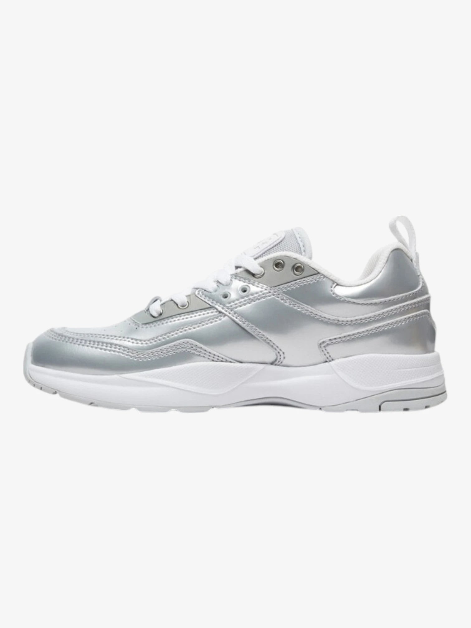 Zapatillas Dc E Tribeka Se Mujer Plata Metalico - Indy