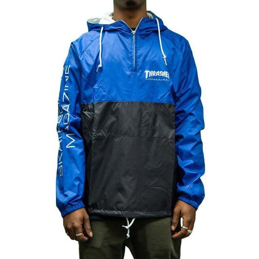 Anorak Thrasher Magazine Azul Negro - Indy