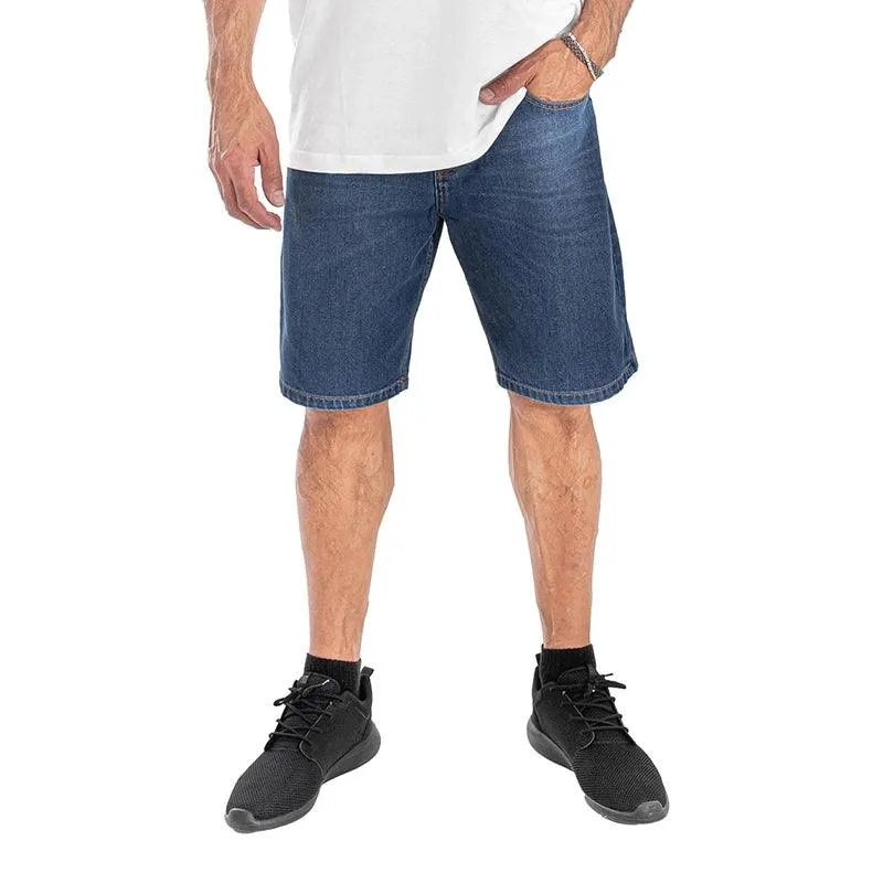 Bermuda Dc Worker Relax Rinse Azul Oscuro - Indy