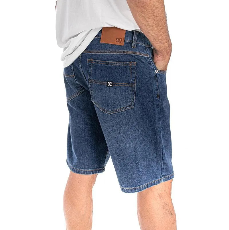 Bermuda Dc Worker Relax Rinse Azul Oscuro - Indy