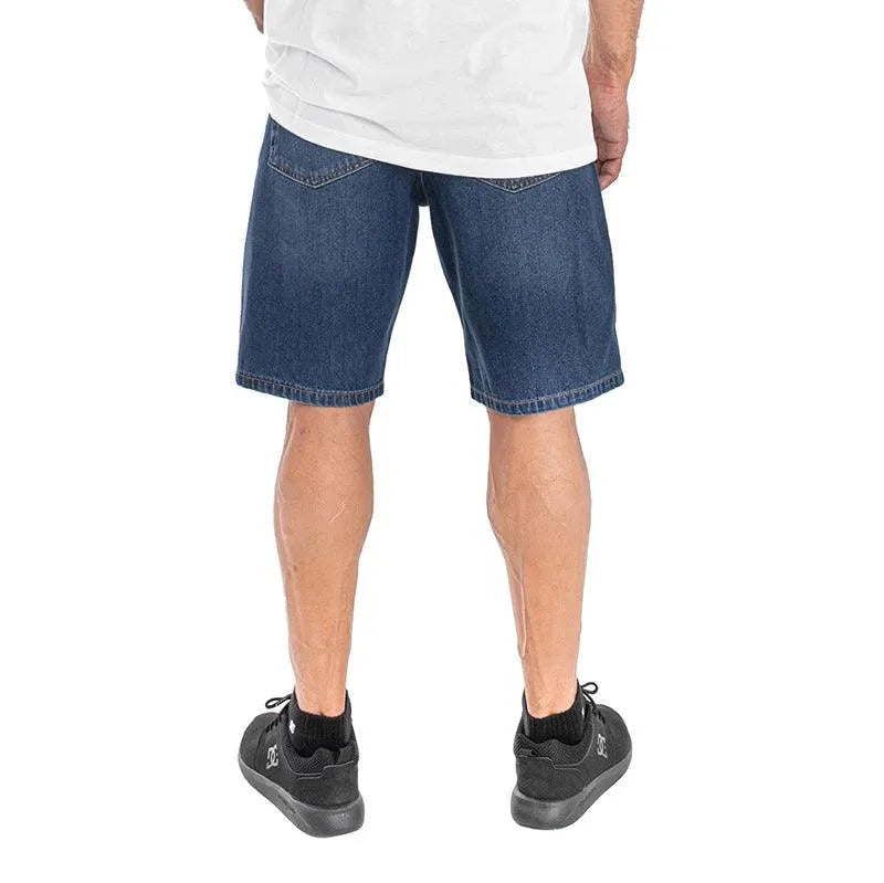 Bermuda Dc Worker Relax Rinse Azul Oscuro - Indy