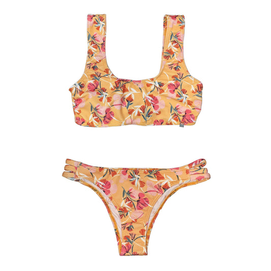 Bikini Roxy Pt Beach Classics Chamoise Flowers Print - Indy